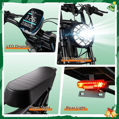 7 Speed Electric Bike for Adults